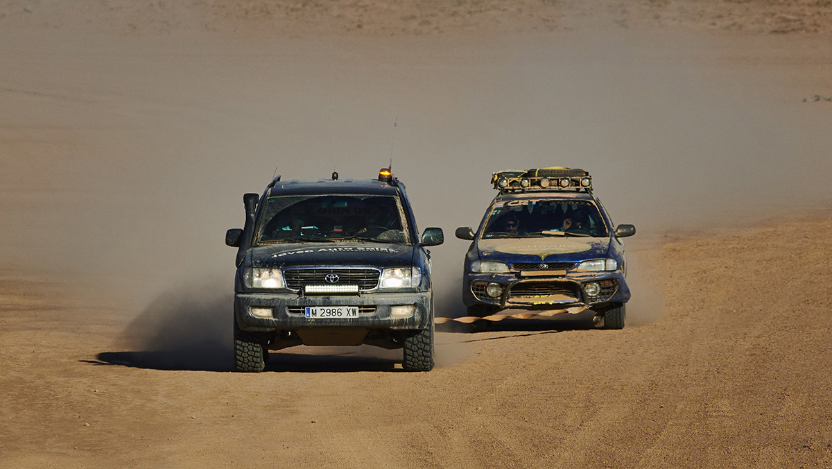 Vehículo de recaste mecanico de la Maroc Challenge